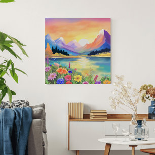 Dreams by the Mountains Lake Sanctuary Photo Print