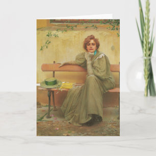 Dreams by Vittorio Matteo Corcos 1896 Card