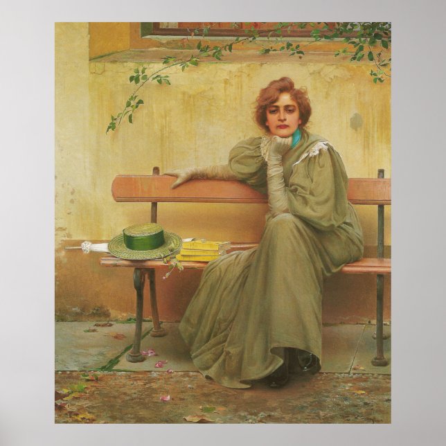 Dreams by Vittorio Matteo Corcos 1896 Poster (Front)