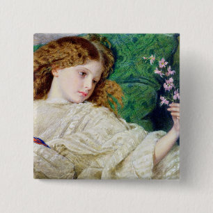 Dreams, c.1861 (w/c, bodycolour and gum over graph 15 cm square badge