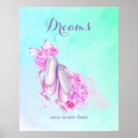 Dreams Can Come True Ballet Shoes in Pink