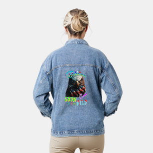 Dreams Can Grow Wild Denim Jacket