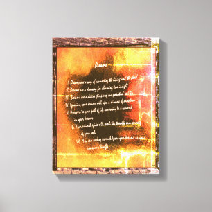Dreams Canvas Print