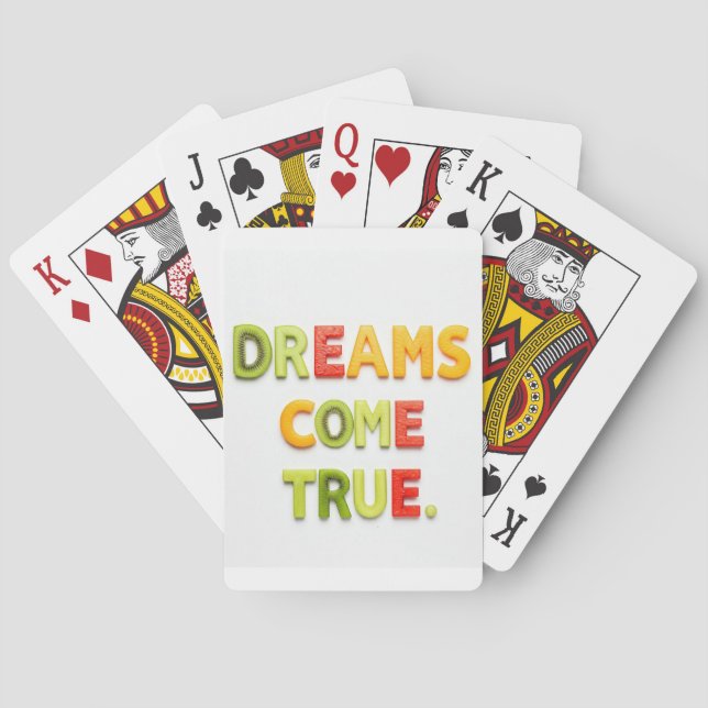 Dreams Come True  Playing Cards (Back)