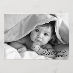 Dreams Do Come True {Birth Announcement} Announcement