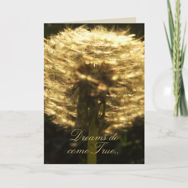 Dreams DO come True.. Card (Front)