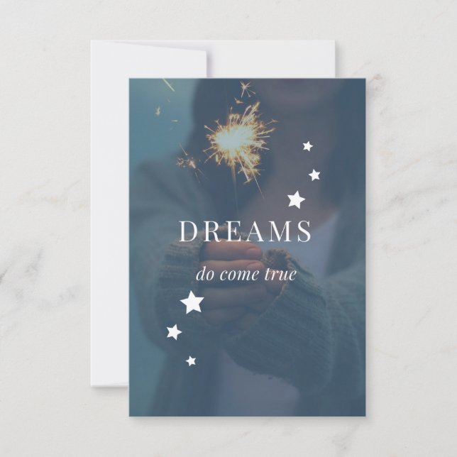 Dreams Do Come True Invite (Front)