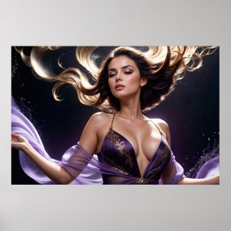 Dreams from the Alluring Woman of Purple Waters 6 Poster