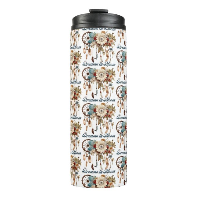 Dreams in Bloom Thermal Tumbler (Front)