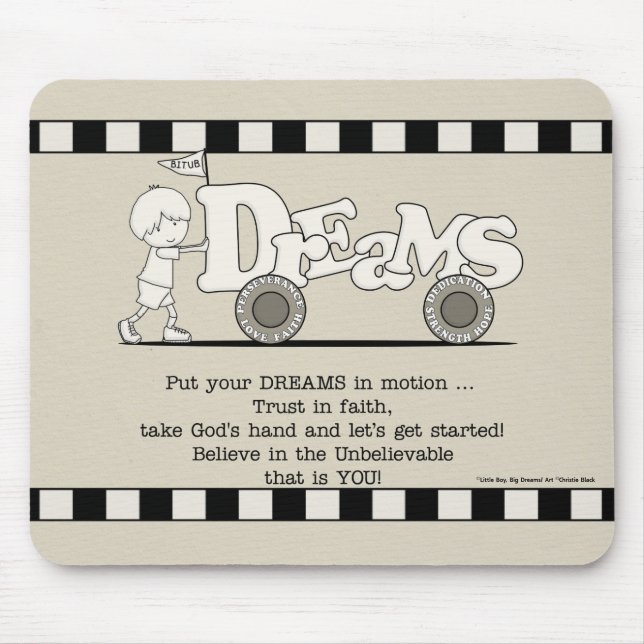 Dreams in Motion Mouse Mat (Front)