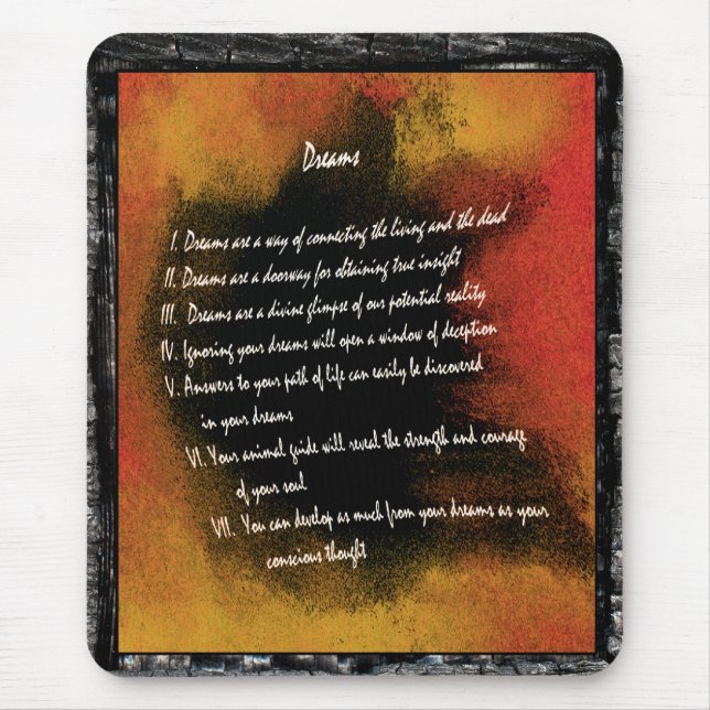 Dreams Mouse Mat (Front)