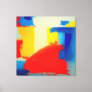 "Dreams of Cobalt" Abstract Art Canvas Print