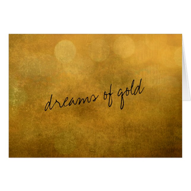 dreams of gold (Front Horizontal)