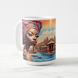 Dreams of Heritage: A Vibrant Future African Coffee Mug