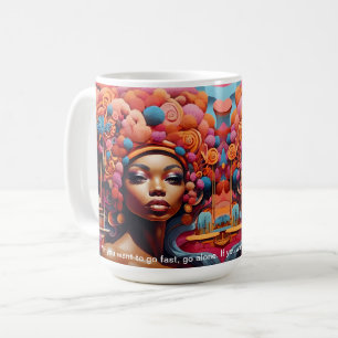 Dreams of Heritage: A Vibrant Future African Coffee Mug