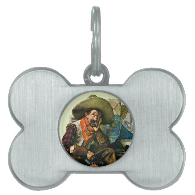 Dreams of Long Ago Pet Name Tag (Front)