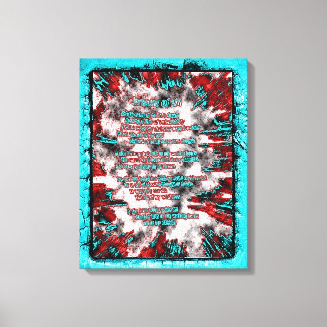 Dreams of Sin Canvas Print (Front)
