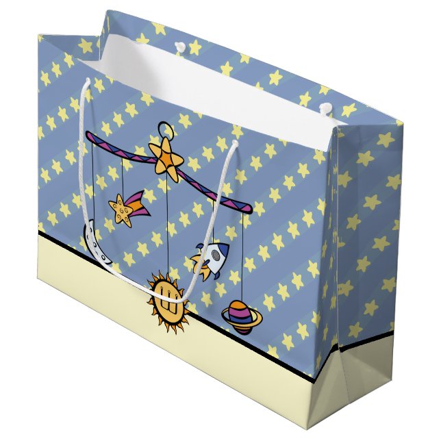 Dreams of Space Mobile Gift Bag (Front Angled)