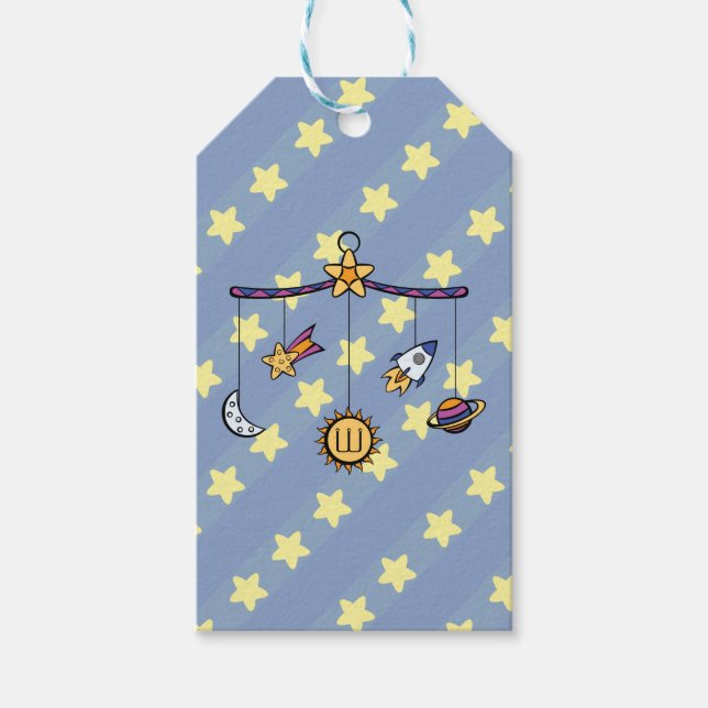 Dreams of Space Mobile Gift Tag (Front)