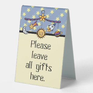 Dreams of Space Mobile Table Tent Sign