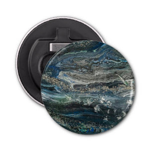 Dreams of the ocean'20 abstract painting bottle opener