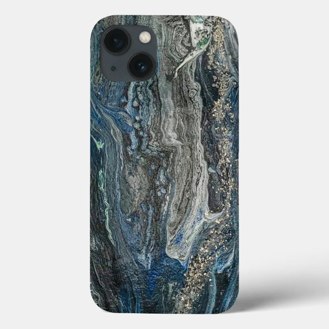 Dreams of the Ocean'20 abstract painting  Ceramic  Case-Mate iPhone Case (Back)
