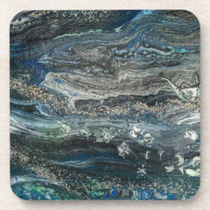 Dreams of the Ocean'20 abstract painting Coaster