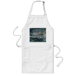 Dreams of the Ocean'20 abstract painting  Long Apr Apron