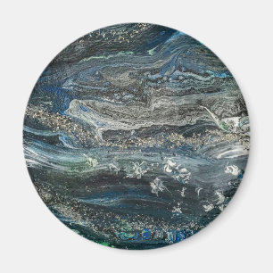 Dreams of the Ocean'20 abstract painting Magnet