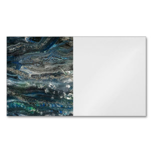 Dreams of the ocean'20 abstract painting  	Magnetic business card