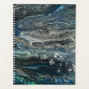 Dreams of the Ocean'20 abstract painting Planner