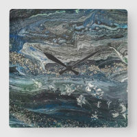 Dreams of the Ocean'20 abstract painting sea grey