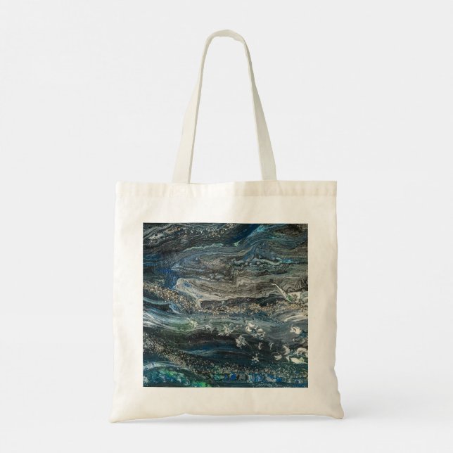 Dreams of the Ocean'20 abstract painting  Tote Bag (Back)