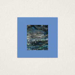 Dreams of the ocean abstract painting profile card