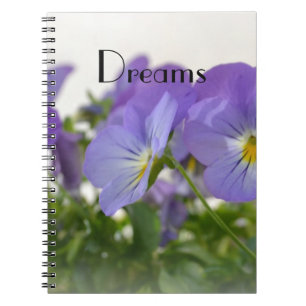 Dreams Pansies Notebook