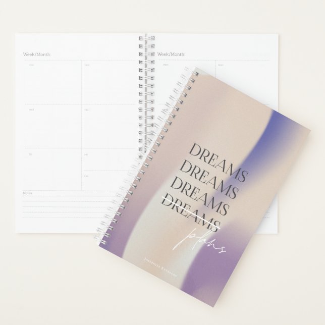 Dreams to Plans Personalised Gradient Planner (Display)