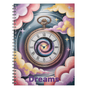 Dreamscape Antique Watch Dreams Spiral Notebook