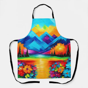 Dreamscape Horizon Painting Apron