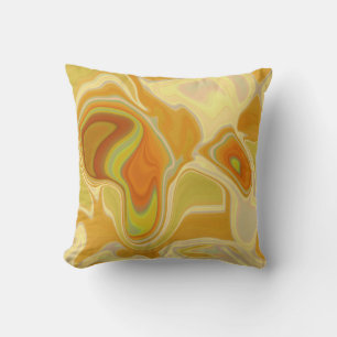 Dreamscape in Gold Cushion