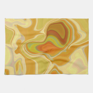 Dreamscape in Gold Tea Towel