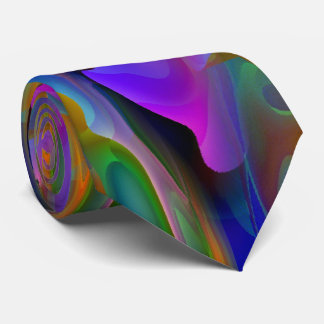 Dreamscape modern abstract art tie