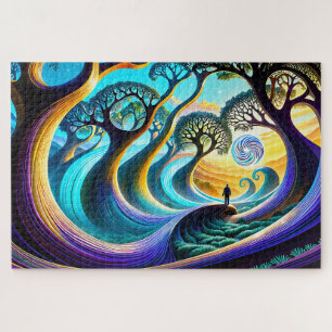 Dreamscape of Twisting Realms Jigsaw Puzzle