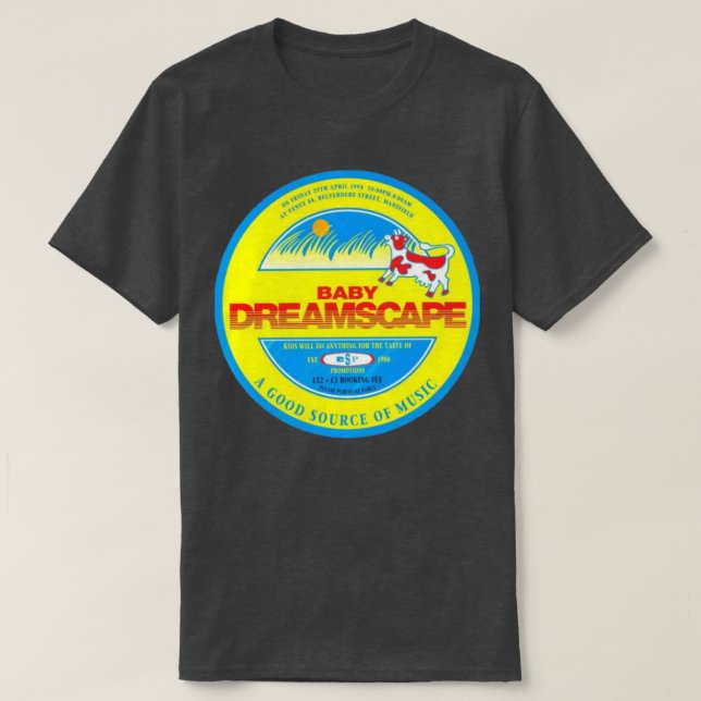 Dreamscape old school rave flyer T-Shirt (Design Front)