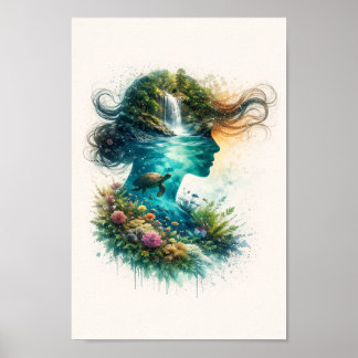 Dreamscape Silhouette Series Poster