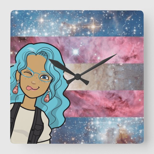 DreamsIntoRealityComics Ashlyn Tempest Cover Art Square Wall Clock (Front)