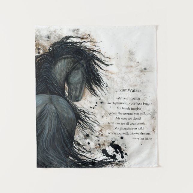 Dreamwalker Horse by Bihrle Tapestry (Front)