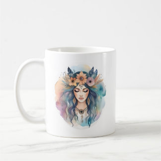 Dreamweaver: Ethereal Beauty in Bloom Coffee Mug