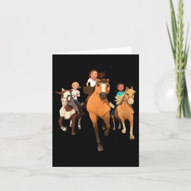 Dreamworks Spirit Riding Free - Horseback Riding  Card (Front)