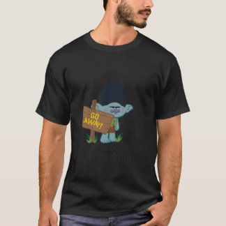 Dreamworks' Trolls Branch Go Away Crewneck T-Shirt