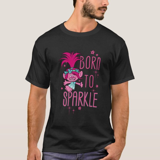 Dreamworks Trolls Poppy Sparkle T-Shirt (Front)